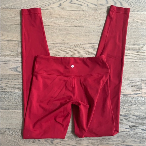 lululemon athletica Pants - Lulu lemon red leggings